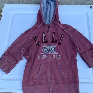 Reflex jacket / Cali surf club Burgundy color
